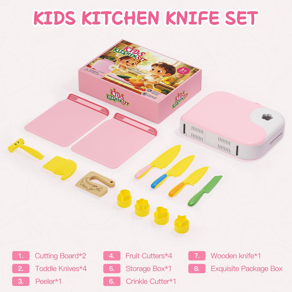 Hilsoeet peeler pink for pretend prep tasks
