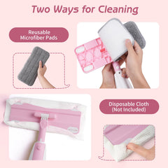 Hilsoeet Kids Spray Mop Pink packaged gift-ready for birthdays or holidays.