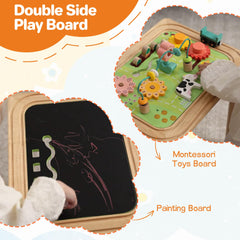 Himold 9-in-1 table shape sorter for early cognitive development