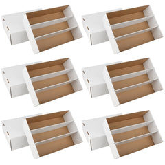 HIMOMO 6-pack trading card storage box, neatly organized.
