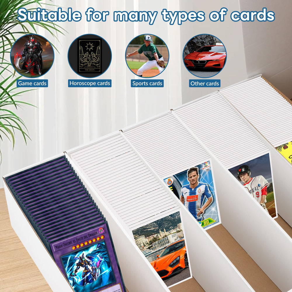 HIMOMO card storage box dimensions help plan space and stacking.