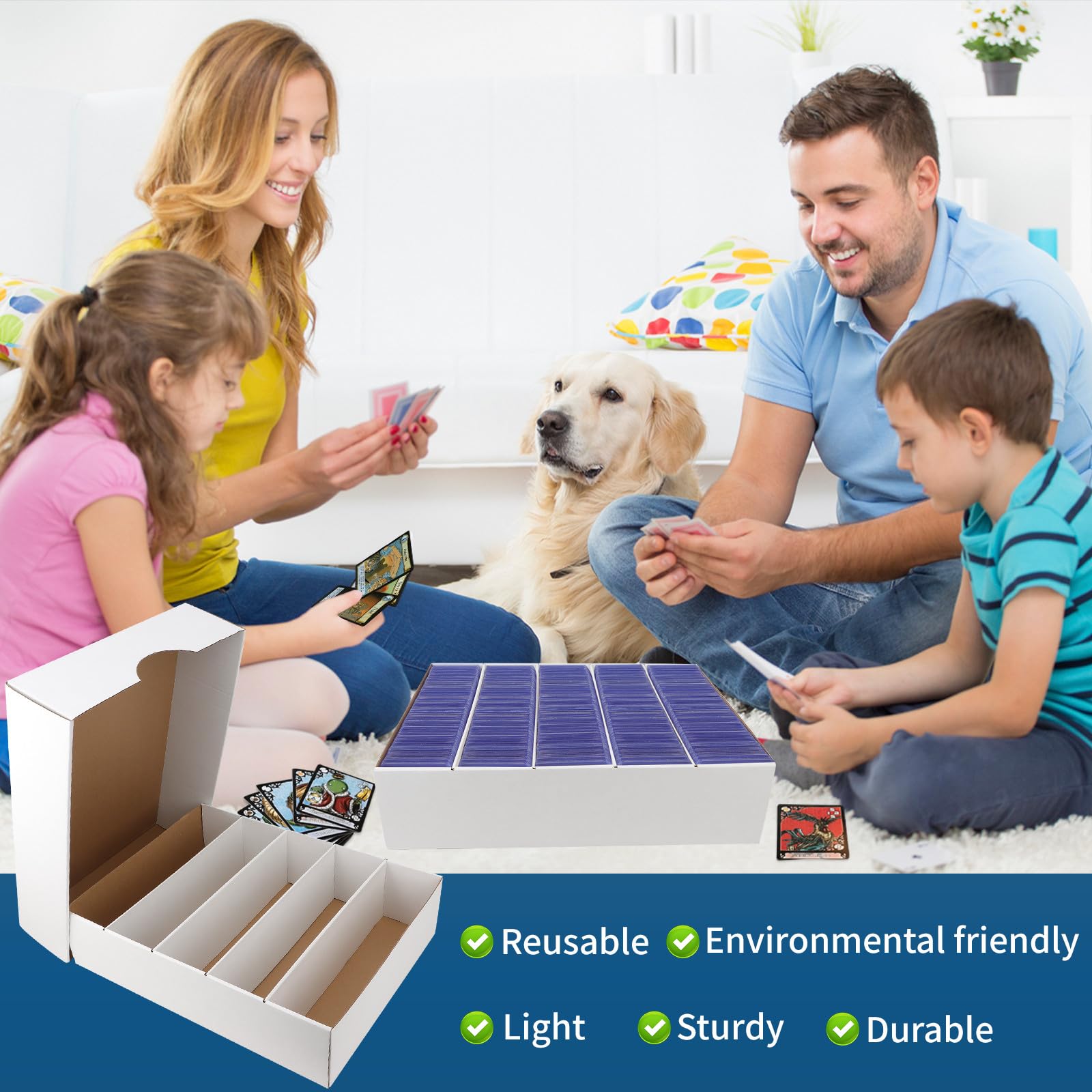 HIMOMO box protects cards from dust and damage during storage.