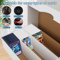 HIMOMO sturdy 4-layer cardboard construction protects cards.