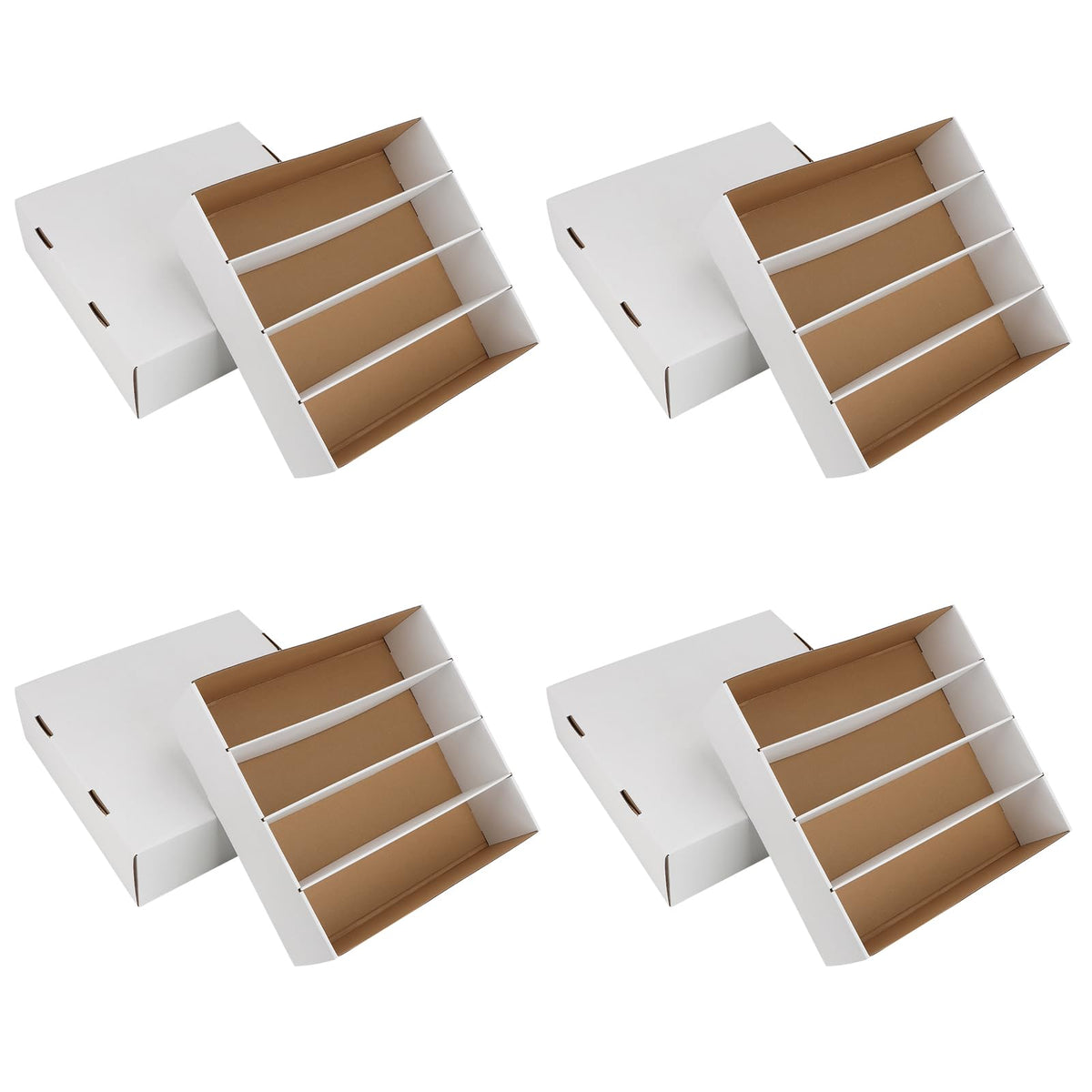 HIMOMO trading card storage box exterior in white protects up to 3120 cards