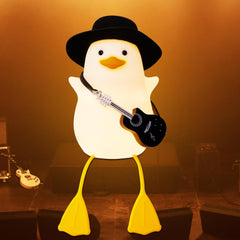 Hinittey Duck Night Light silicone body glows softly for cozy ambience