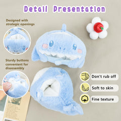 HiOKOU pig doll costume featuring gentle plush and cute look for 17cm dolls.