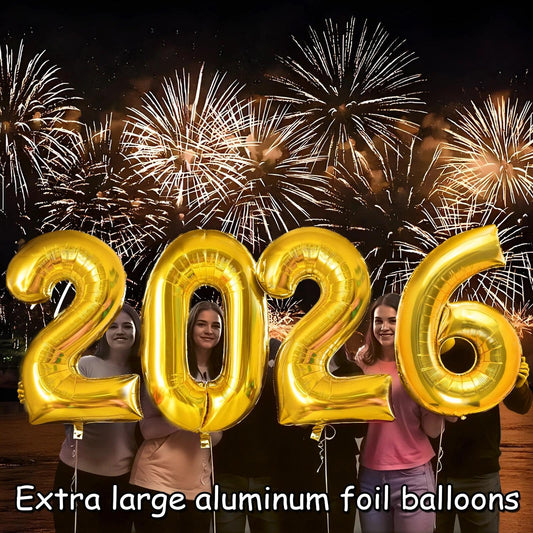 HiParty 18-inch gold pentagram balloons for a modern graduation look
