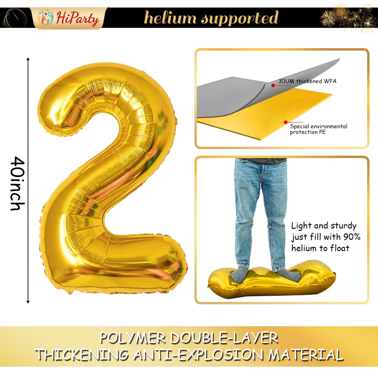 HiParty inflatable straws support quick, clean deflation after celebrations