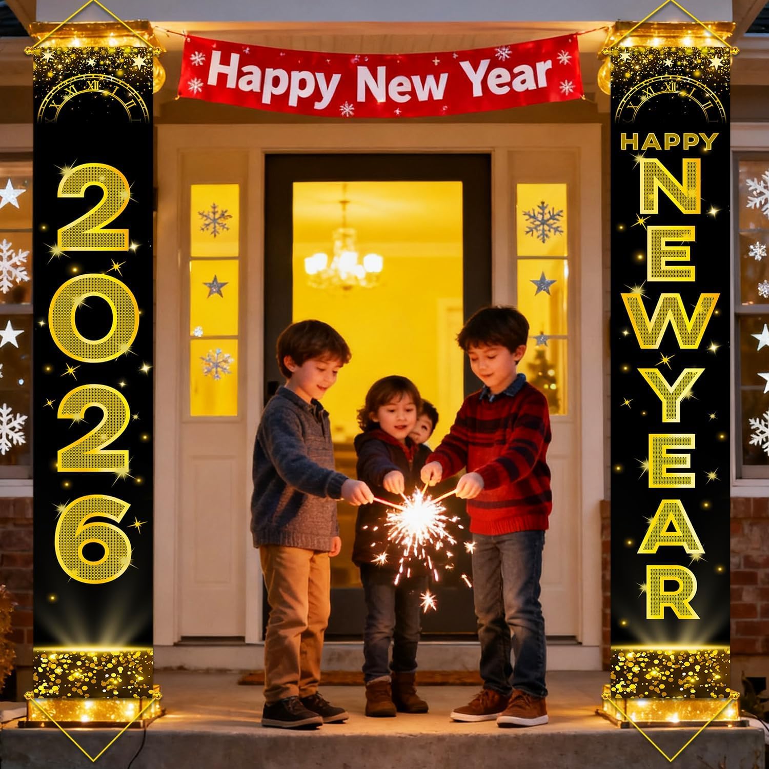 HiParty New Year Eve decor ideas for home or office