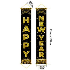 HiParty premium polyester banner, 72x12 inches, durable and reusable for celebrations.