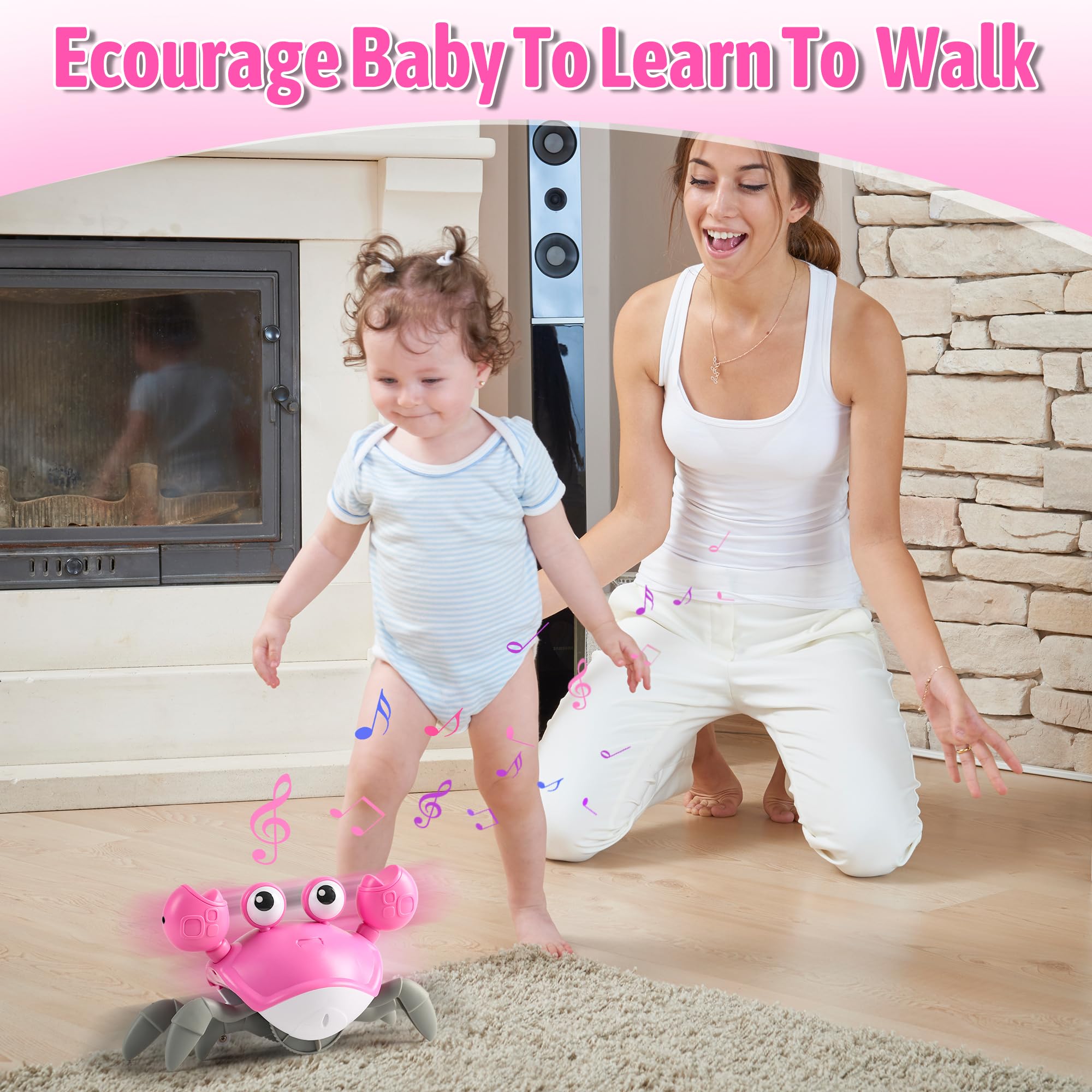 Hirger Crawling Crab Toy is BPA-free and non-toxic for safe play.