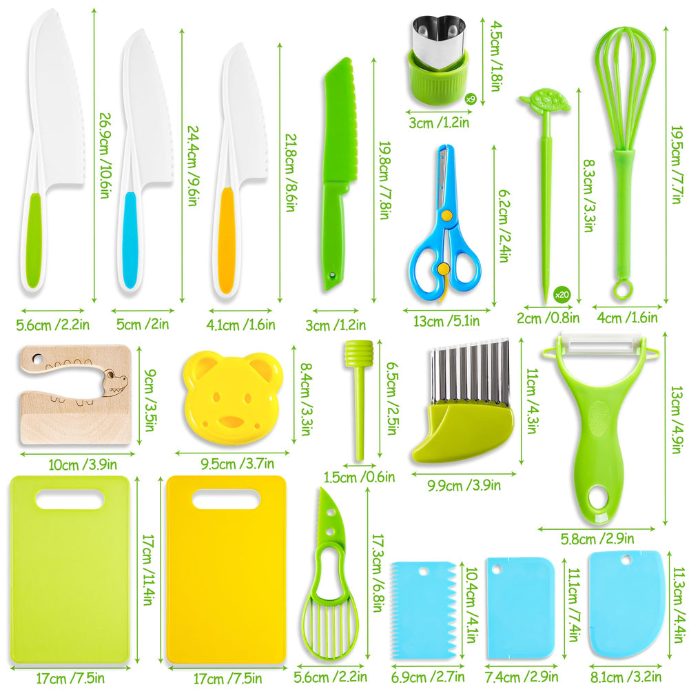 Hirger Montessori-inspired kitchen tools support imaginative play and real cooking practice