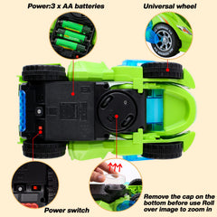 Hirger transforming dinosaur car toy featuring dinosaur roar for imaginative adventures