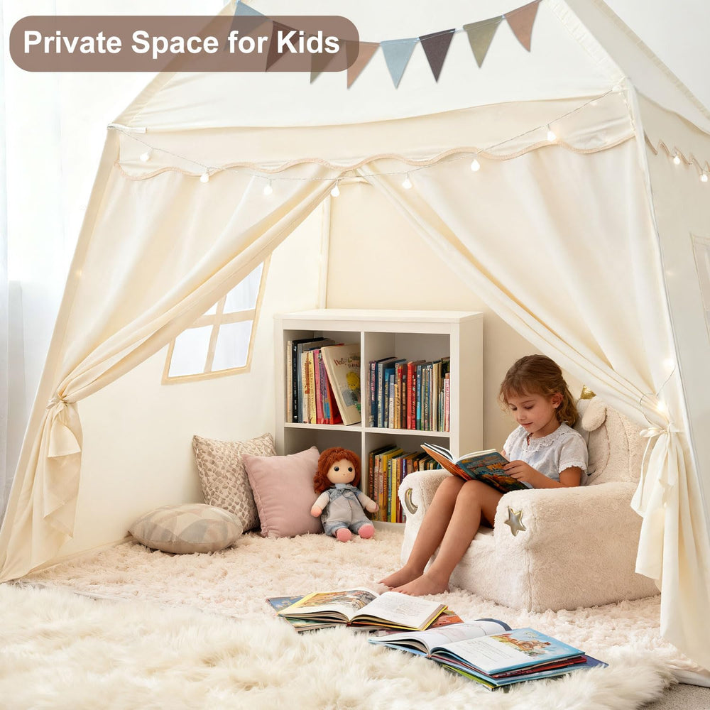 Hiromeco soft machine-washable fabric cleans easily after messy play