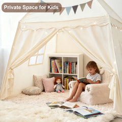 Hiromeco soft machine-washable fabric cleans easily after messy play