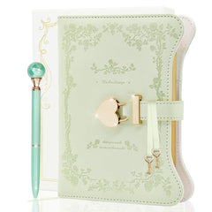 Hi!SCI diary with rose garden cover creates a private space for thoughts and creativity.