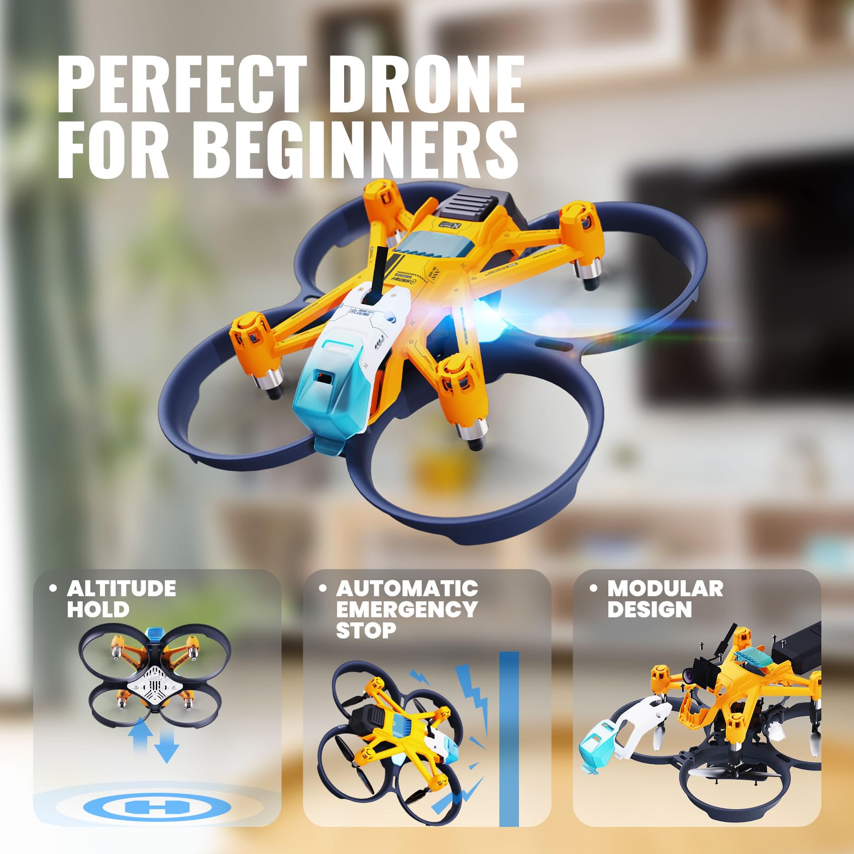 HISINGY Firefly FPV app control on smartphone