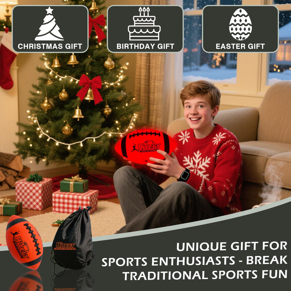 HITEGY Ball bag and charging cable organize and extend playtime.