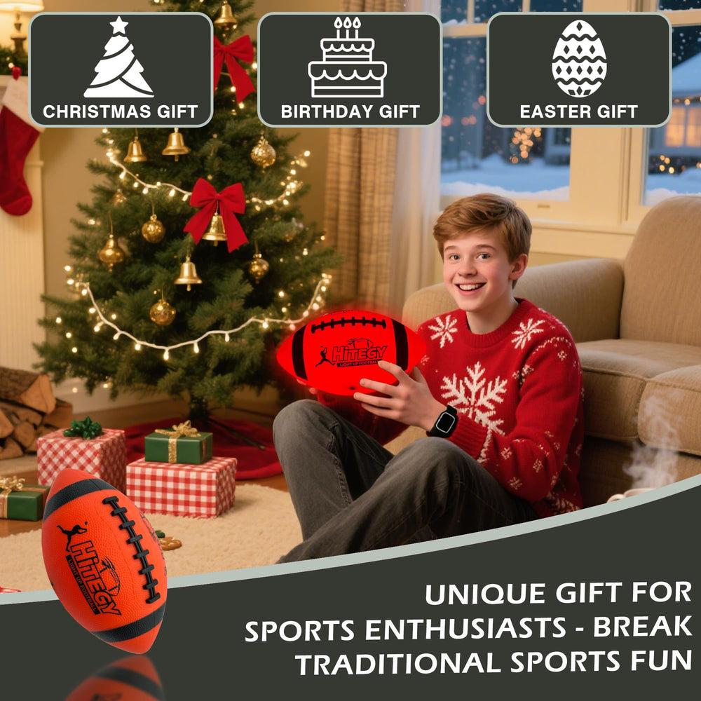 HITEGY Family-night glow football invites shared fun on backyards and parks.