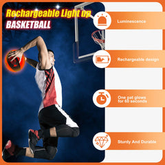 HITEGY Water-resistant LED ball excels in damp evenings and casual games.