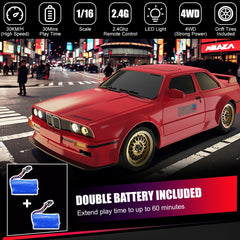 Hitish 1:16 scale drift car made of durable ABS plastic for long-lasting play.