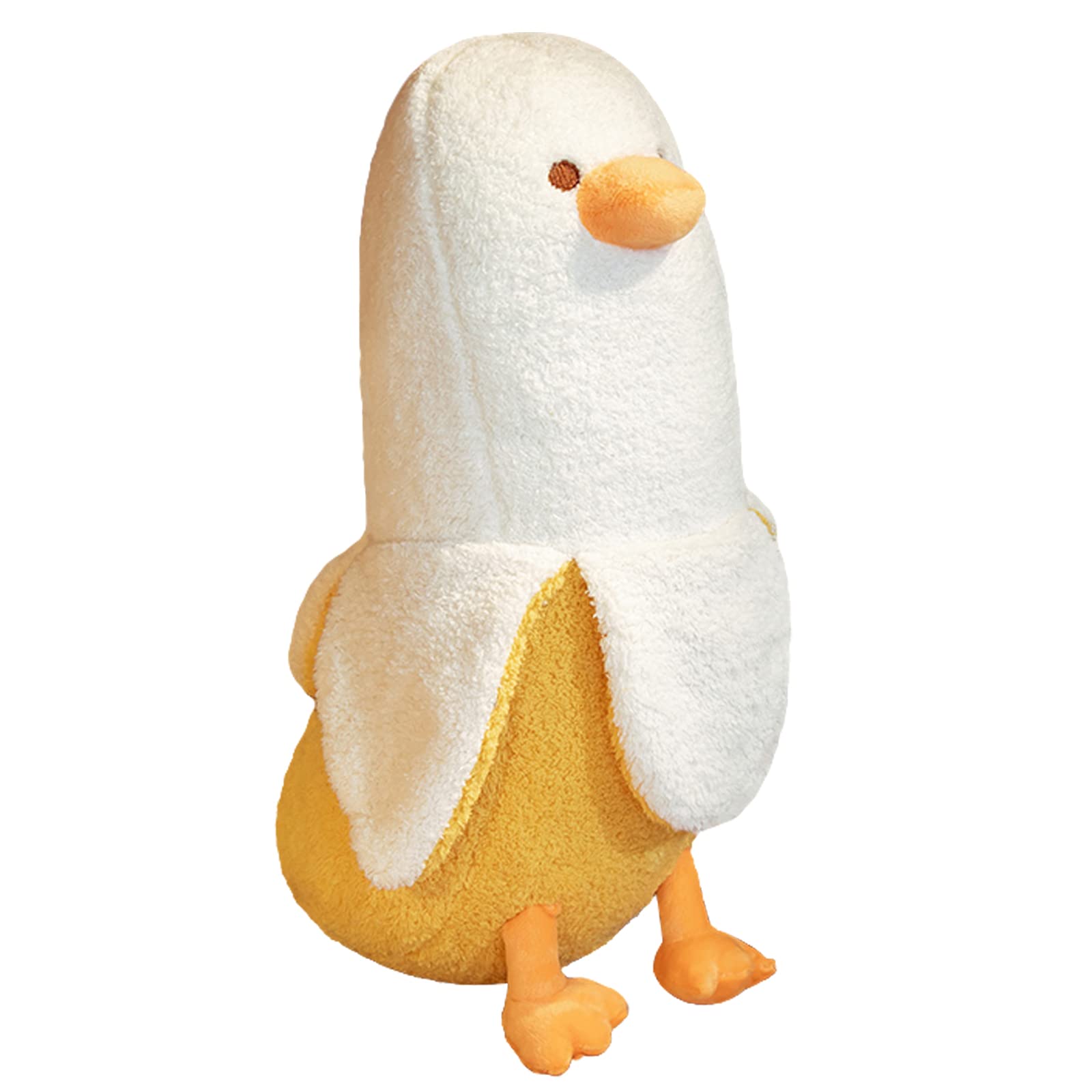 hitoshe banana duck pillow 50cm plush, a soft cuddle companion for kids and teens