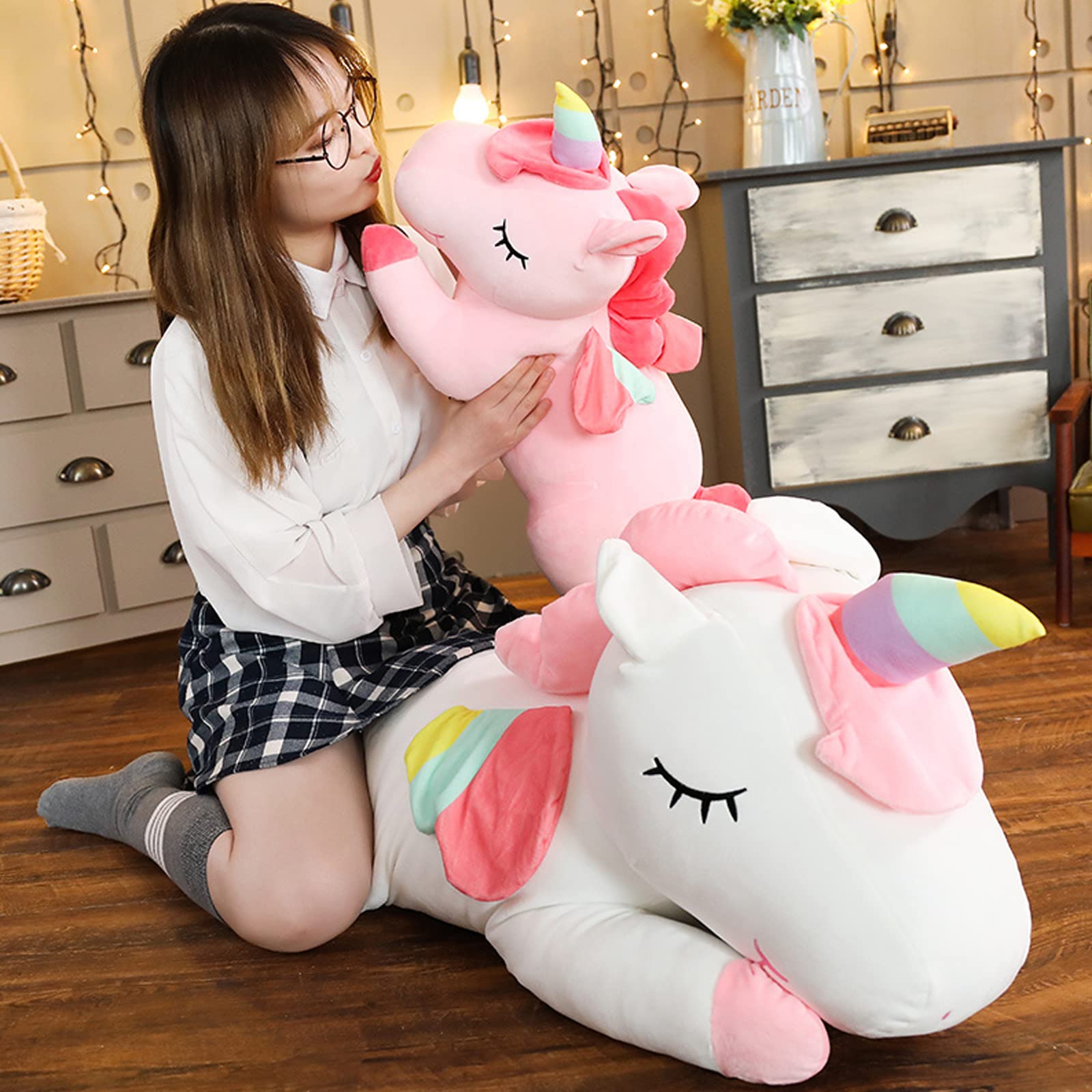 hitoshe unicorn vacuum-packed packaging expands to full fluff quickly