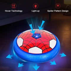 HitToys hover soccer ball pink-white spider pattern for colorful fun.