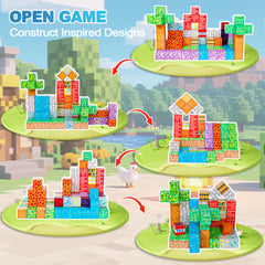 HitToys Magnetic Blocks with strong magnets for quick, sturdy connections