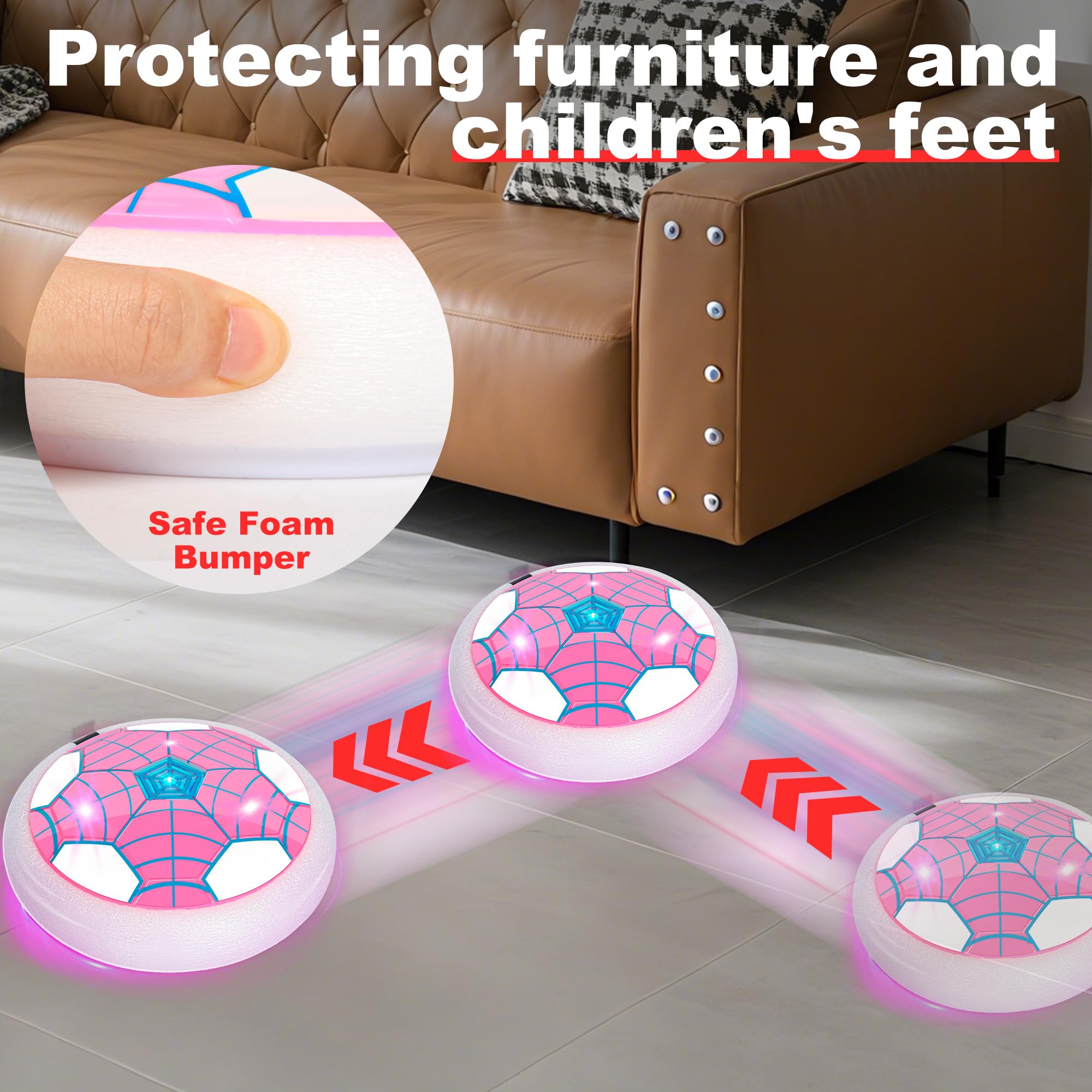 HitToys red and blue spider-pattern ball ideal for two-player games.