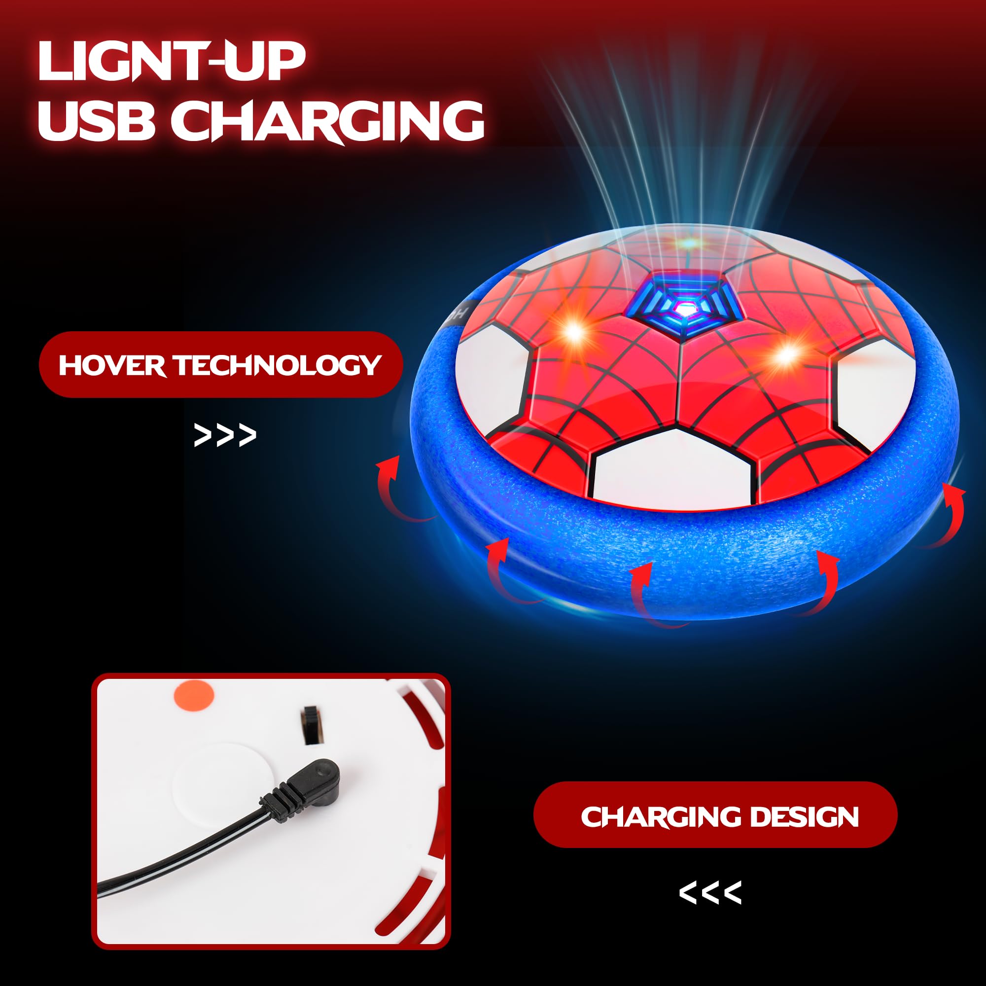 HitToys Spider Hover Ball Inflatable Ball ready for quick setup