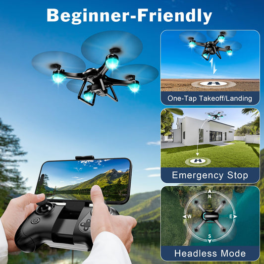 HitTurbo drone gesture selfie feature enables hands-free shots for beginners.