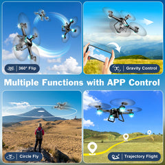 HitTurbo drone one-key start simplifies takeoff and landing for new pilots.