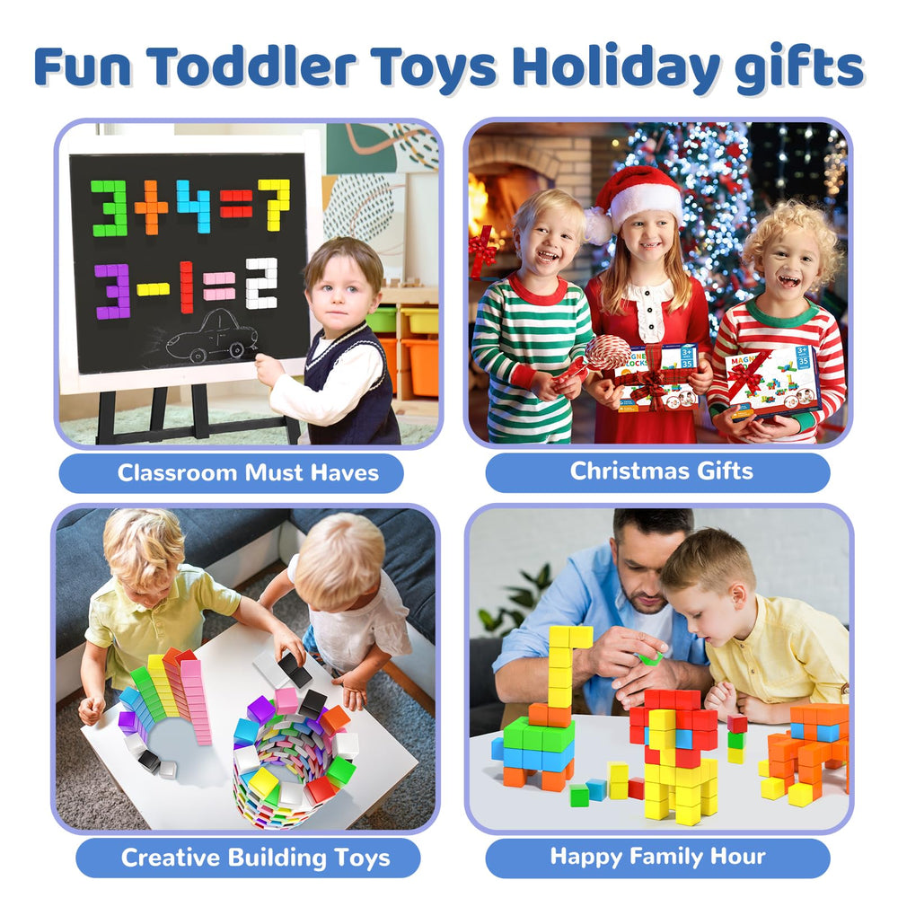 Hiwawind magnetic blocks autism-friendly sensory toy supporting focus
