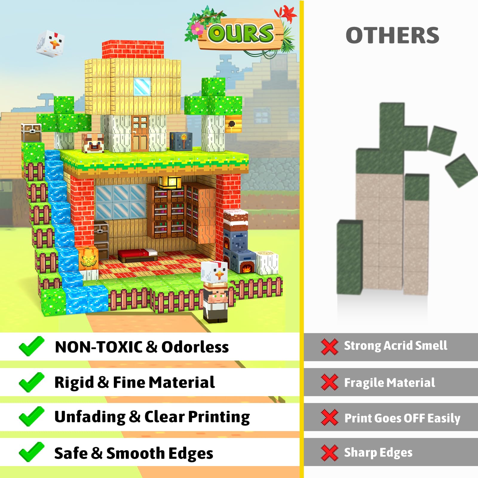 Hiwawind blocks outdoor farm setup encourages hands-on exploration and collaboration.