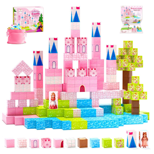 Hiwawind princess castle blocks inspire imaginative castle-building play
