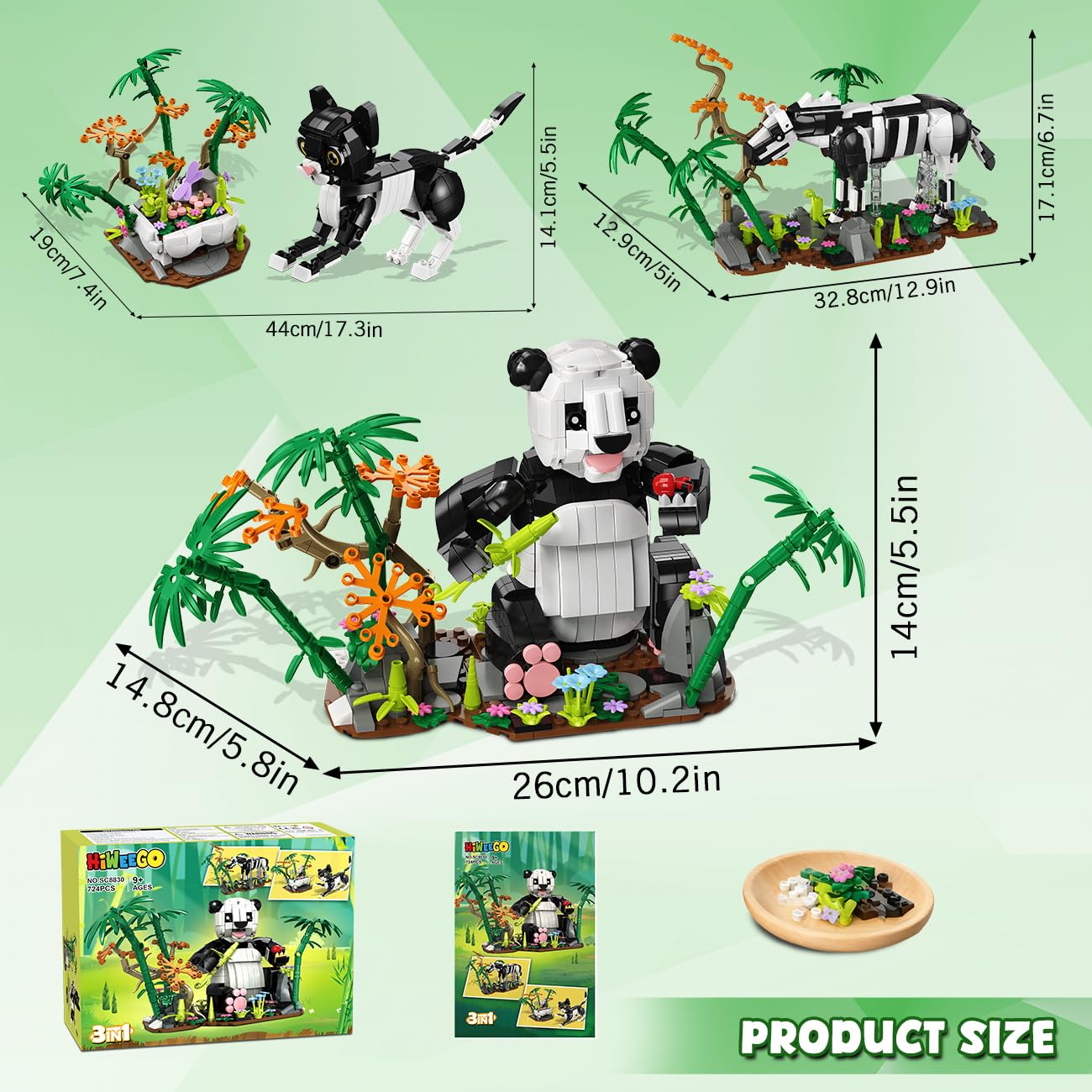 HiWEEGO Gift Packaging vibrant box ideal for birthdays or holidays