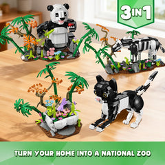 HiWEEGO Home Decor display places panda on desk and cat on shelf