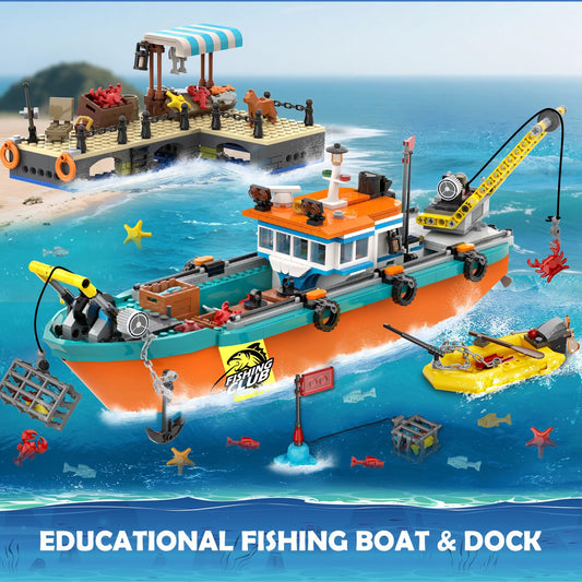 HiWEEGO dock wharf scene encourages role-play and storytelling skills.