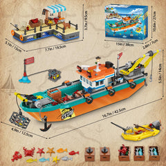 HiWEEGO sea-themed decor decorates shelves and desks.