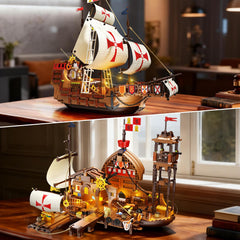 HiWEEGO educational historical ship-building set supports hands-on learning.