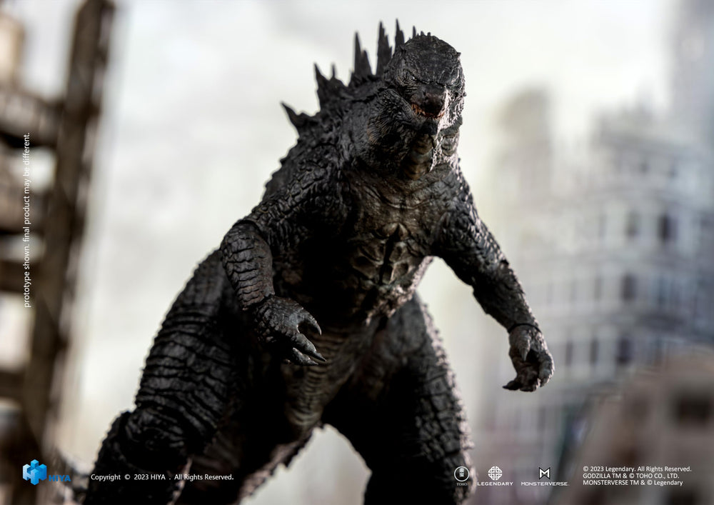 Hiya Toys Godzilla Exquisite Basic CG data reference for faithful recreation.