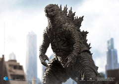 Hiya Toys Godzilla Exquisite Basic Series PX close-up sculpt showing textures