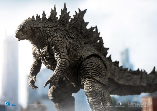 Hiya Toys Godzilla Exquisite Basic Series PX figure side view highlighting silhouette
