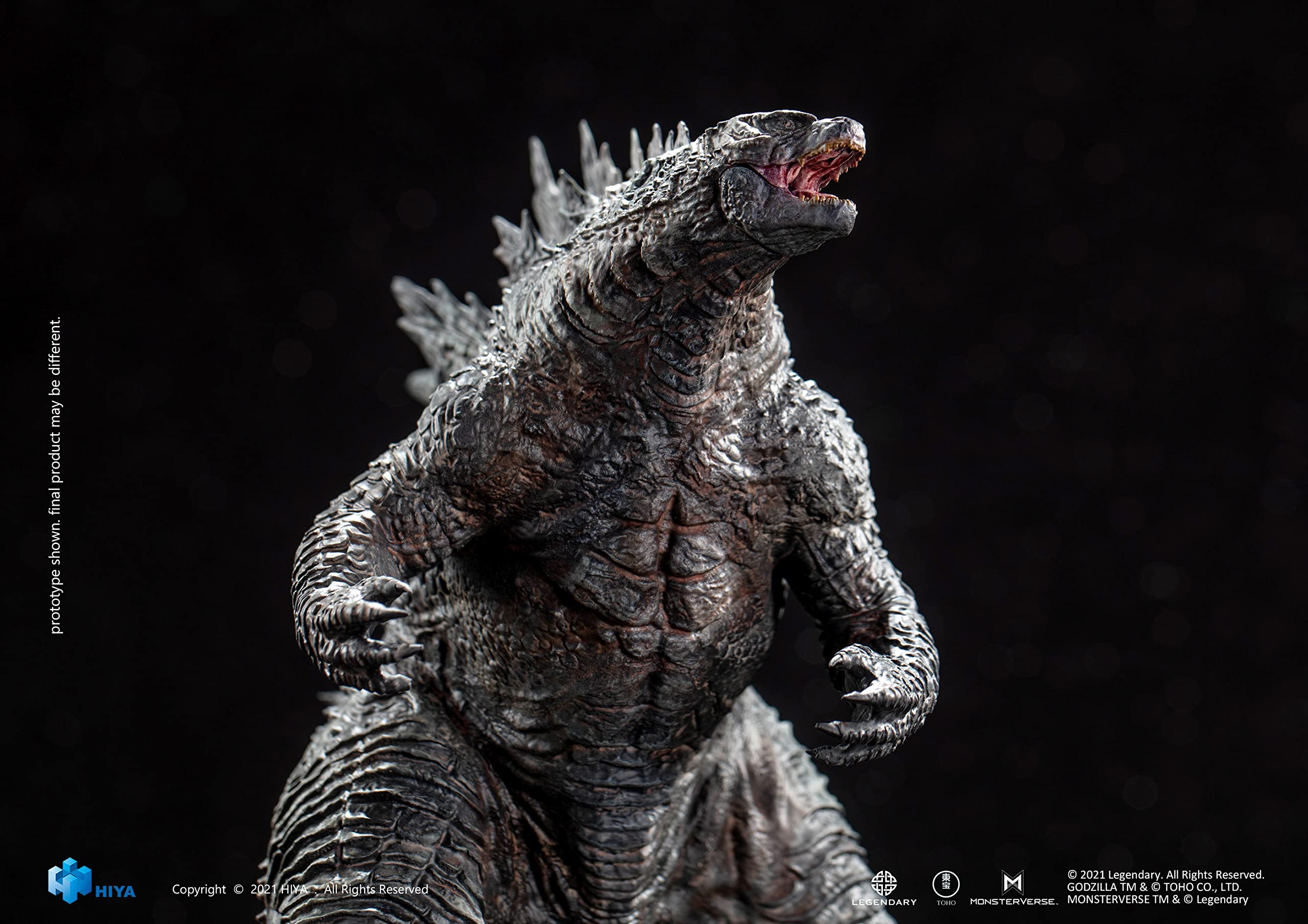 Hiya Toys Godzilla Stylist Series 7.7 inch height, strong display presence.