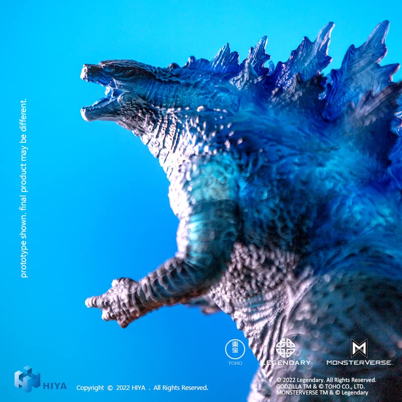 Hiya Toys Godzilla Stylist Series stands 7.7 inches tall for prominent display.