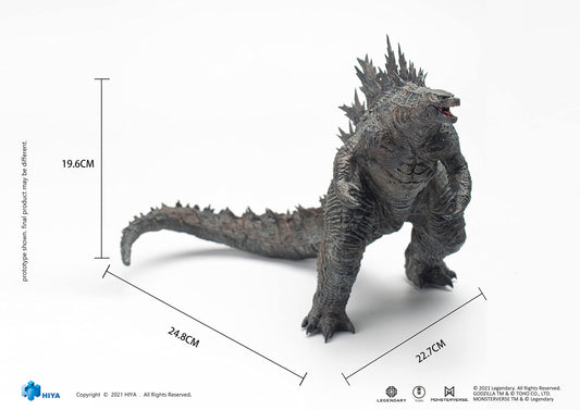Hiya Toys Godzilla Stylist Series PVC figure side view, compact desk display option.