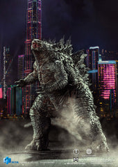 Hiya Toys Godzilla Stylist Series texture detail highlights scaly realism.