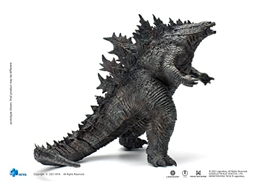 Hiya Toys Godzilla Stylist Series roar detail, captures iconic movie roar visually.