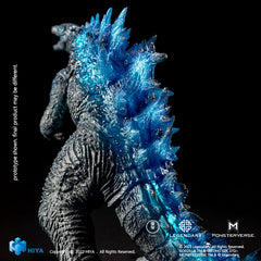 Hiya Toys Godzilla Stylist Series vivid blue paint highlights spines.
